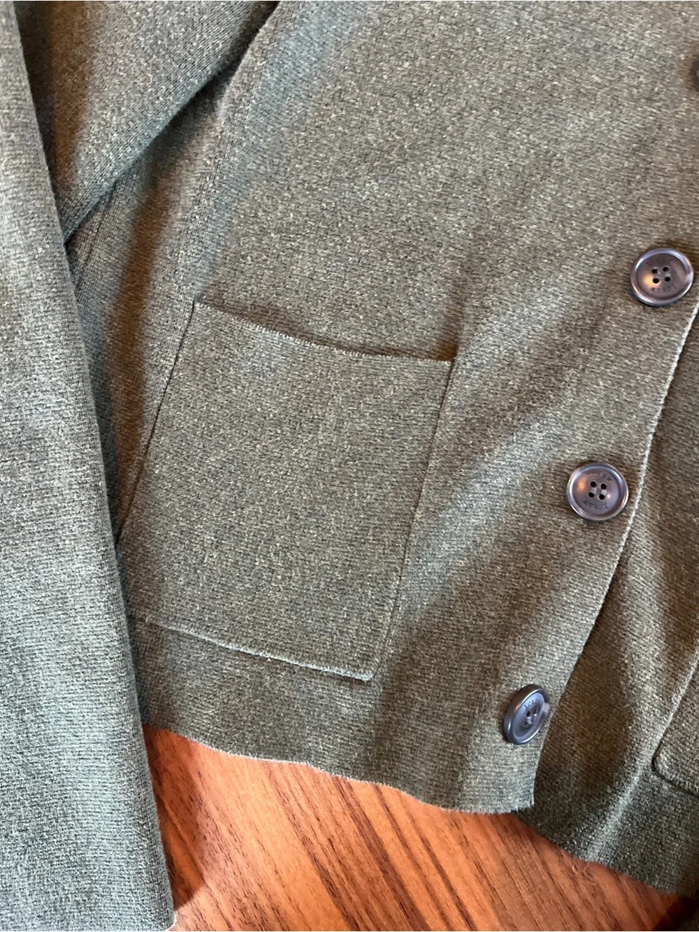 J. Crew Polo Collar Button Uo Sweater Cardigan Olive Green Loden size small
